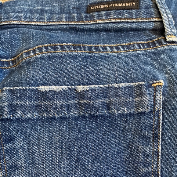 Citizens of Humanity COH Dani Cropped Straight Leg Jeans Cuffed Size 26 EUC - Picture 6 of 12